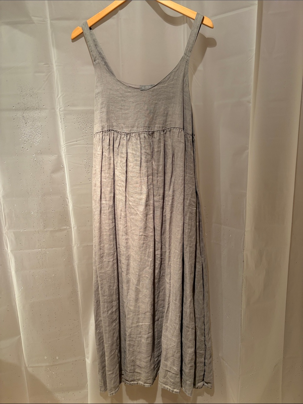 CP Shades Light Gray Sleeveless Maxi Dress
